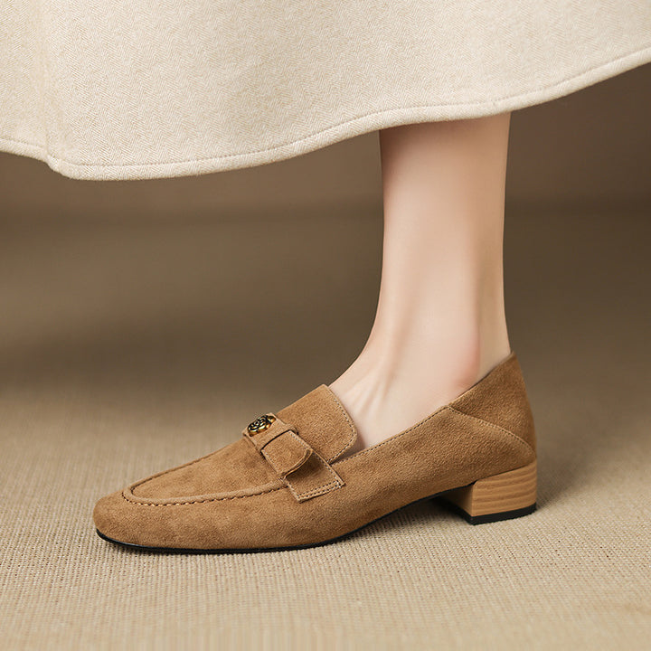 Lirena Genuine Suede Loafers