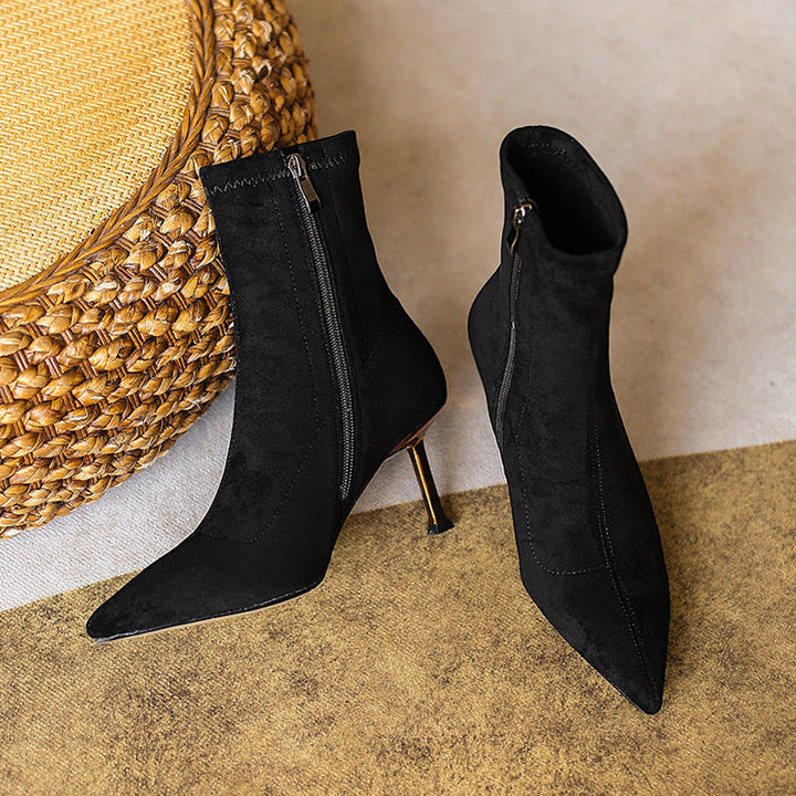 Jade Genuine Suede Boots