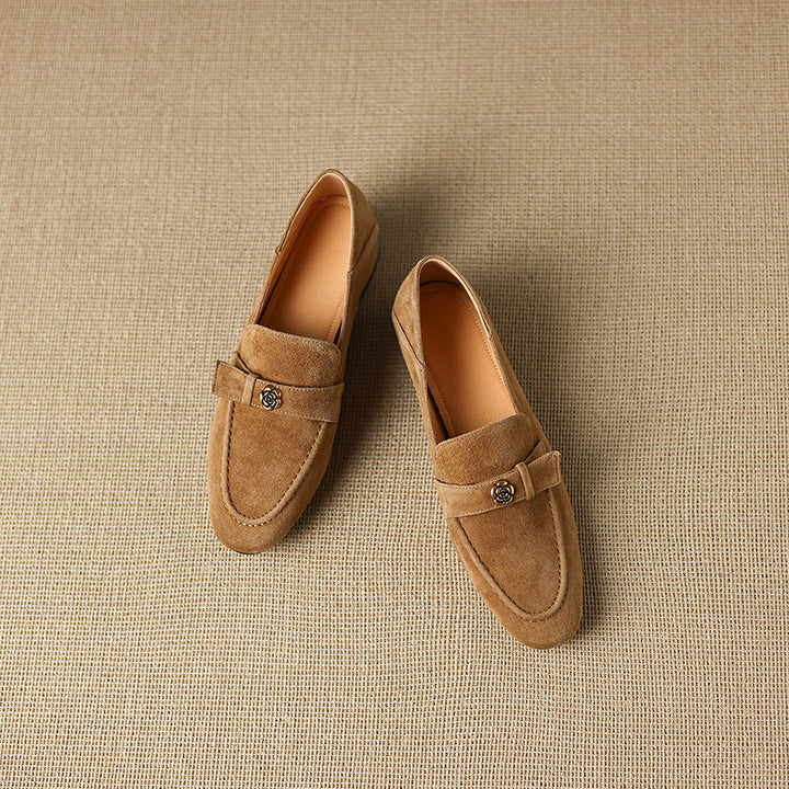 Lirena Genuine Suede Loafers