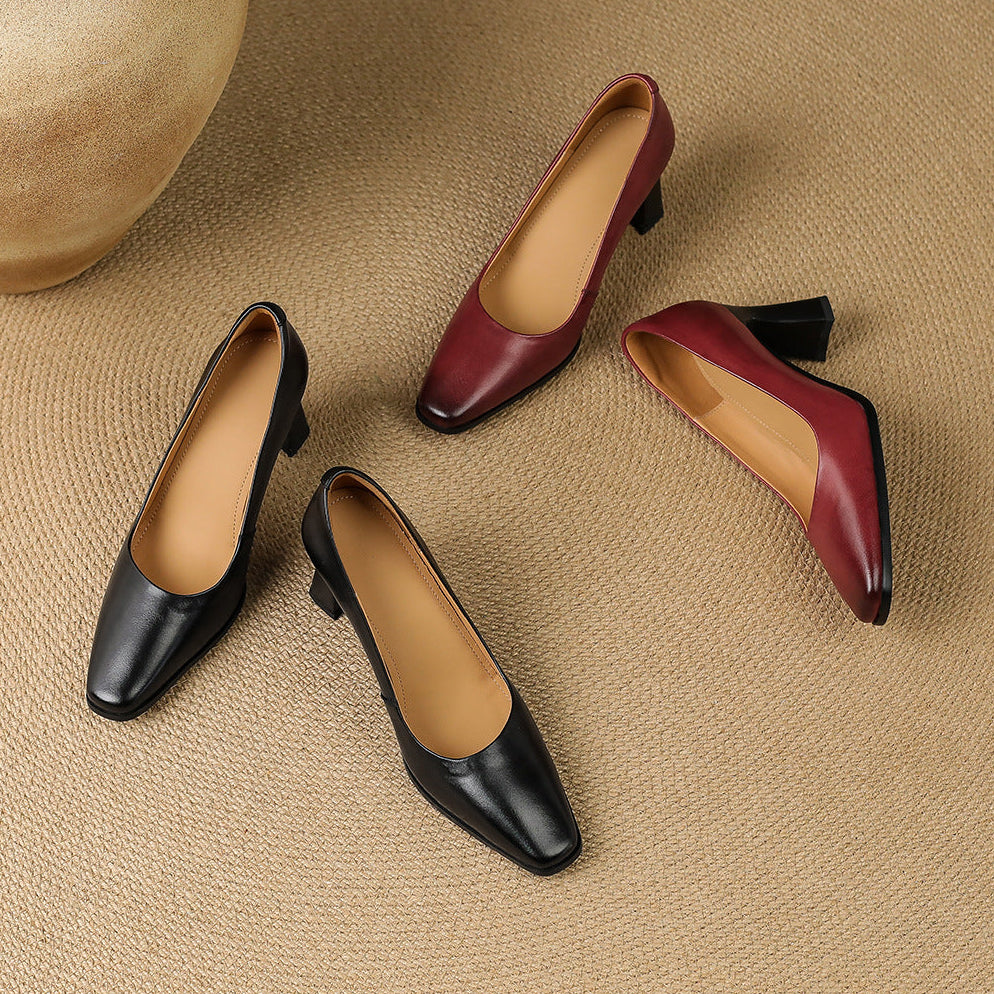 Marla Genuine Leather Heels