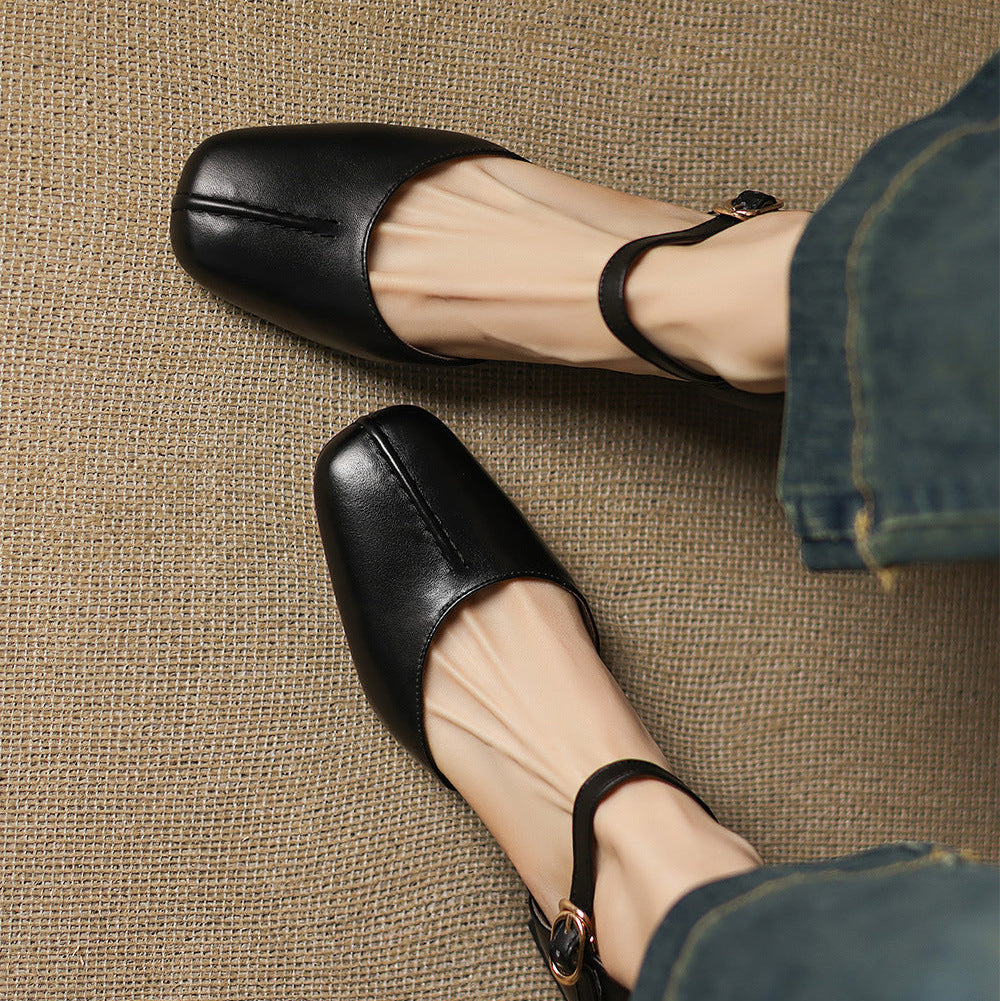 Virelle Genuine Leather Heels