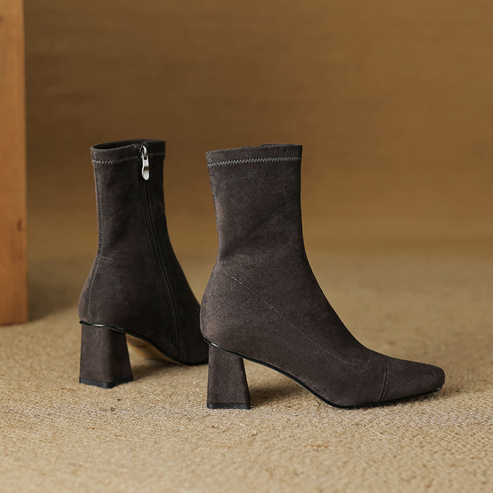 Sari Genuine Suede Boots