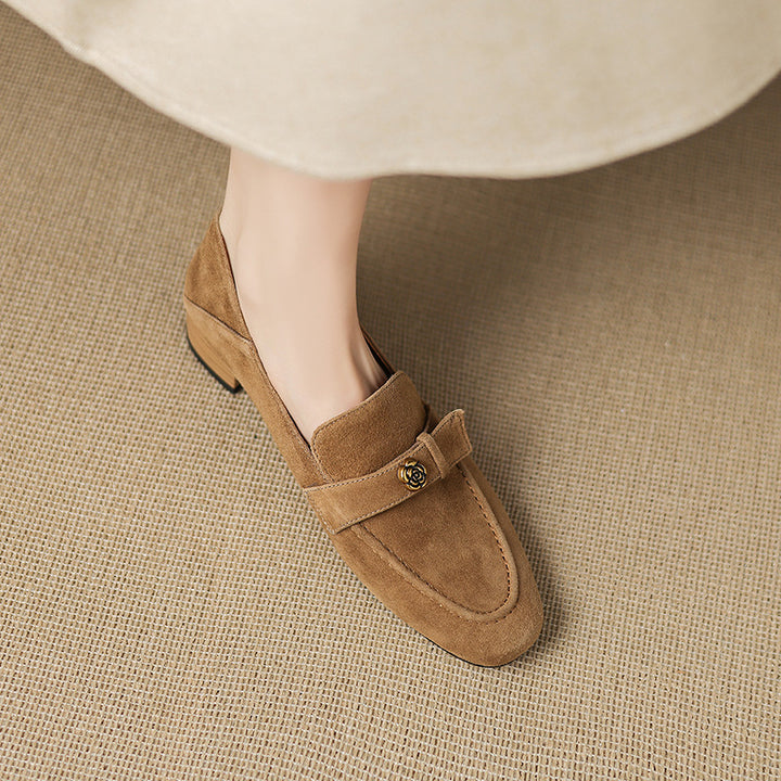Lirena Genuine Suede Loafers