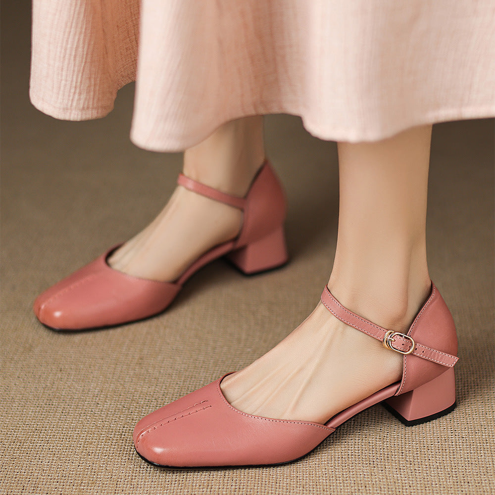 Virelle Genuine Leather Heels