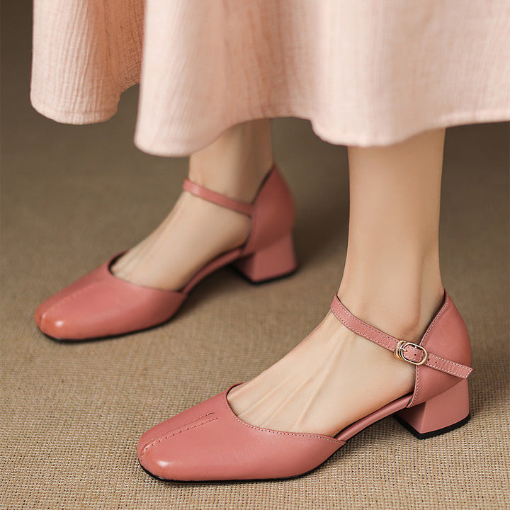 Virelle Genuine Leather Heels