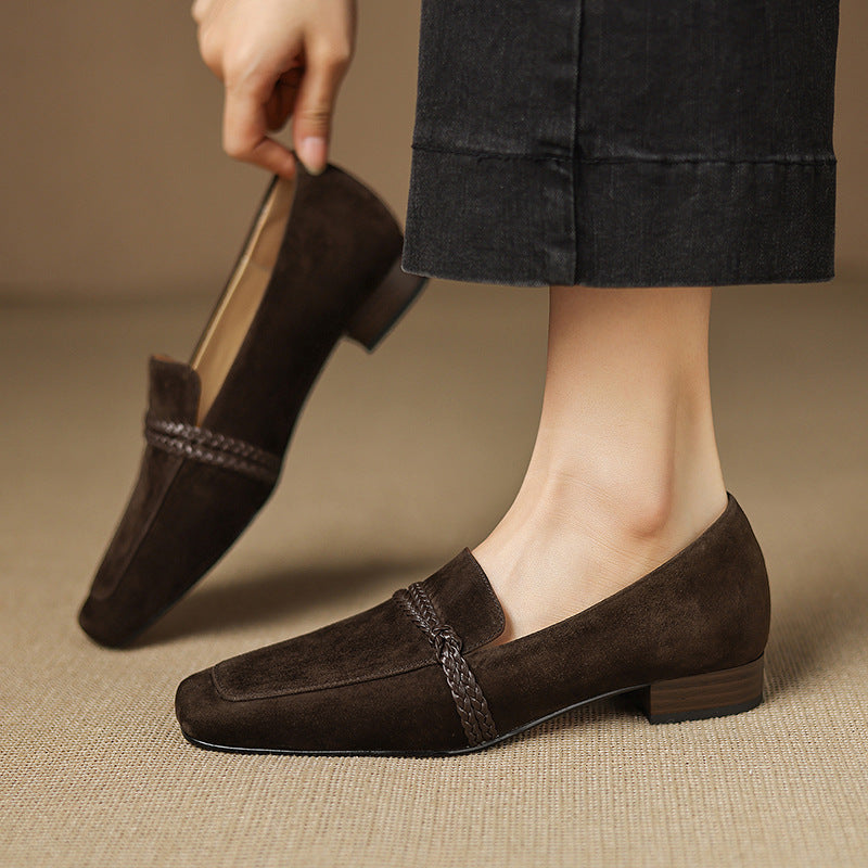 Saraline Suede Loafers