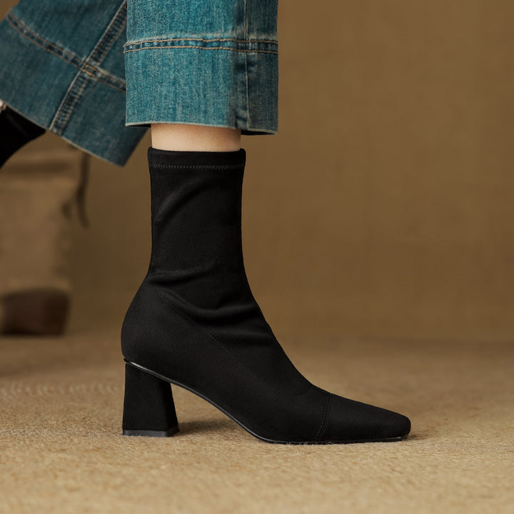 Sari Genuine Suede Boots