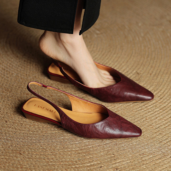 Leira Genuine Leather Flats