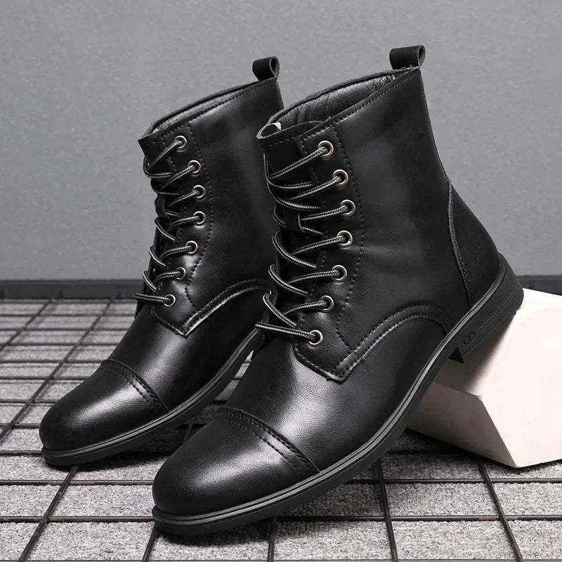 Garrison Leather Boots