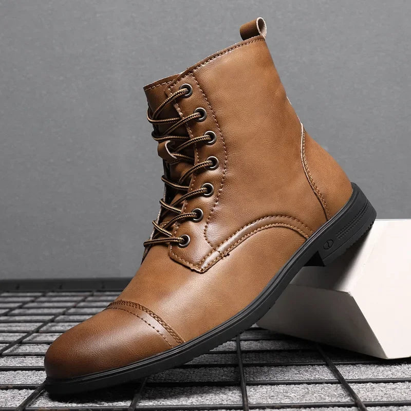 Garrison Leather Boots