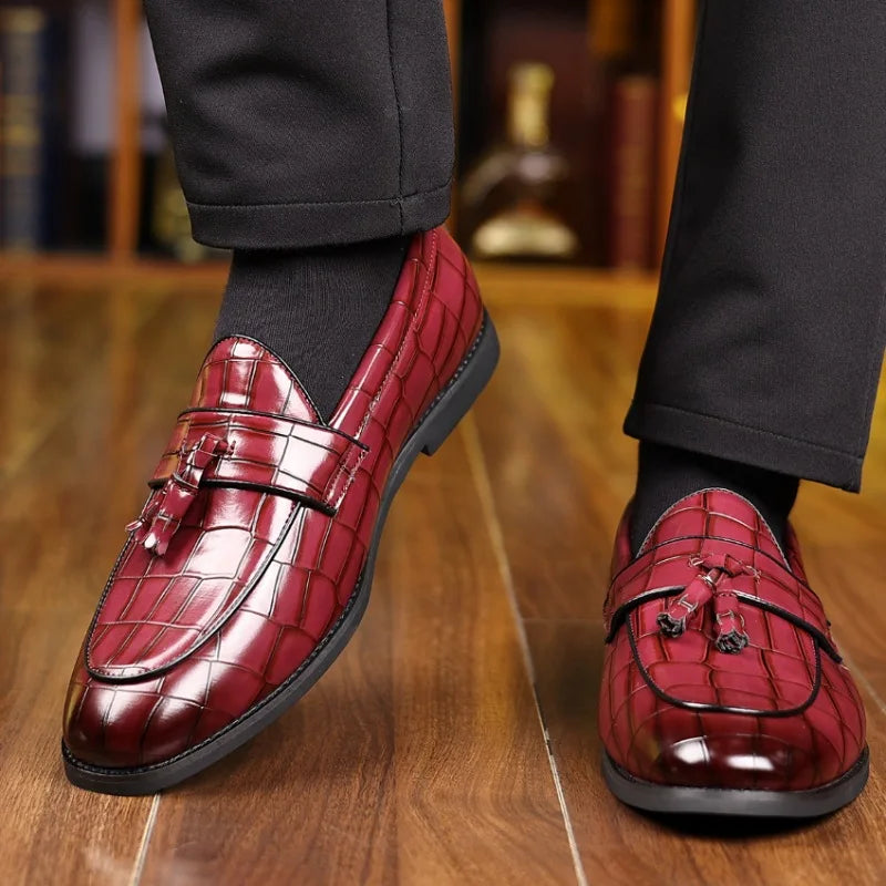 Garnet Leather Shoes